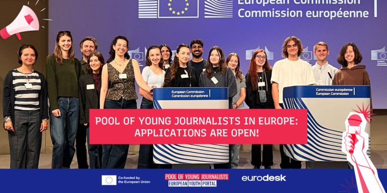 young journalists at an event