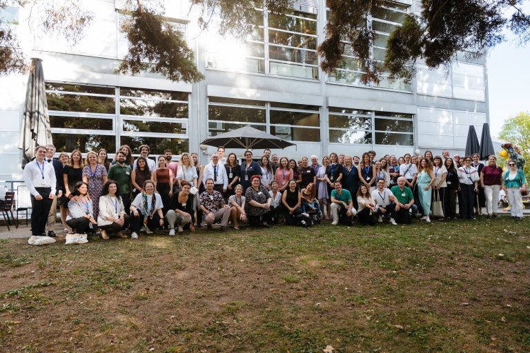 Group of participants outside Strasbourg European Youth Centre